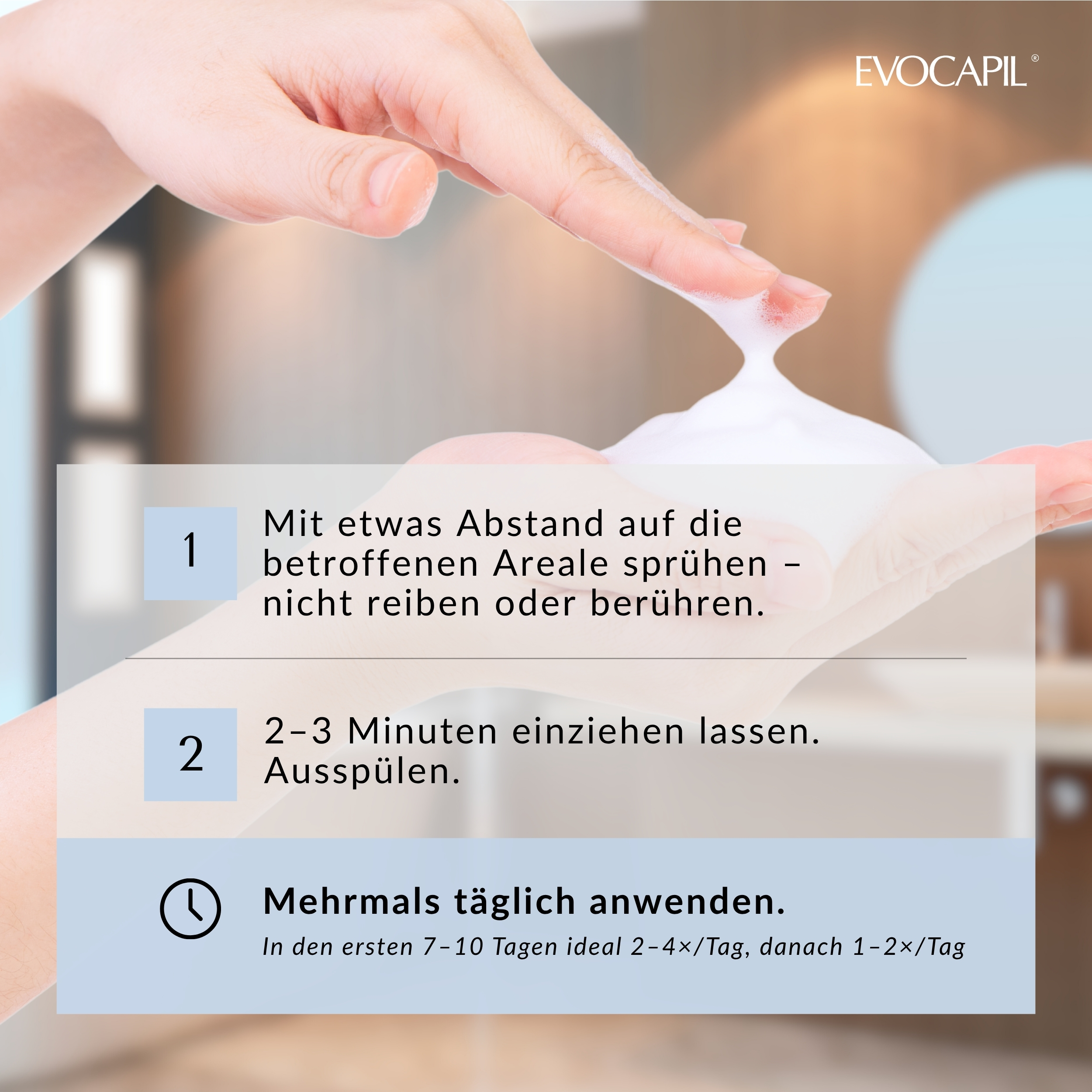 Evocapil Plus Panthenol Schaum Spray