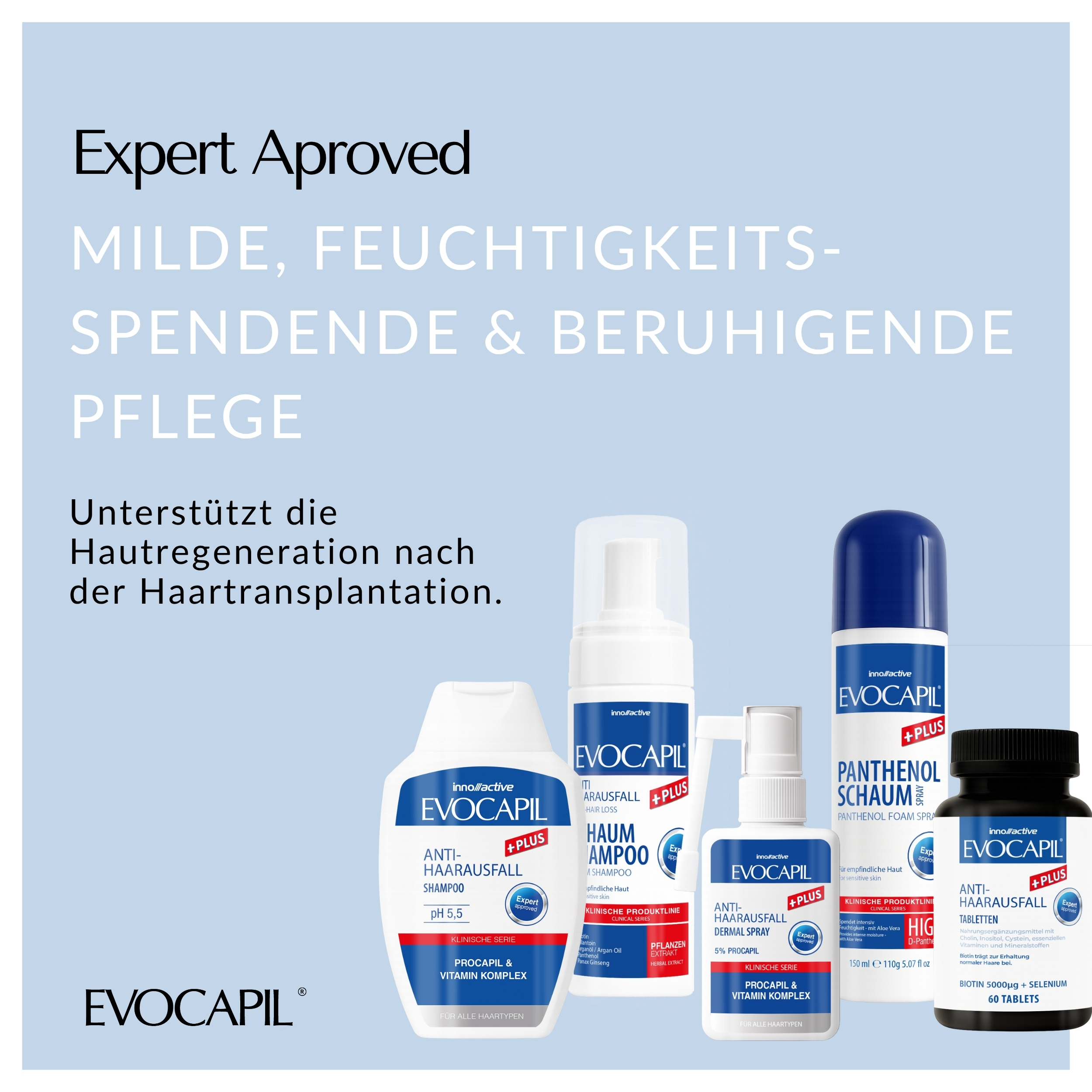 Evocapil Plus Panthenol Schaum Spray