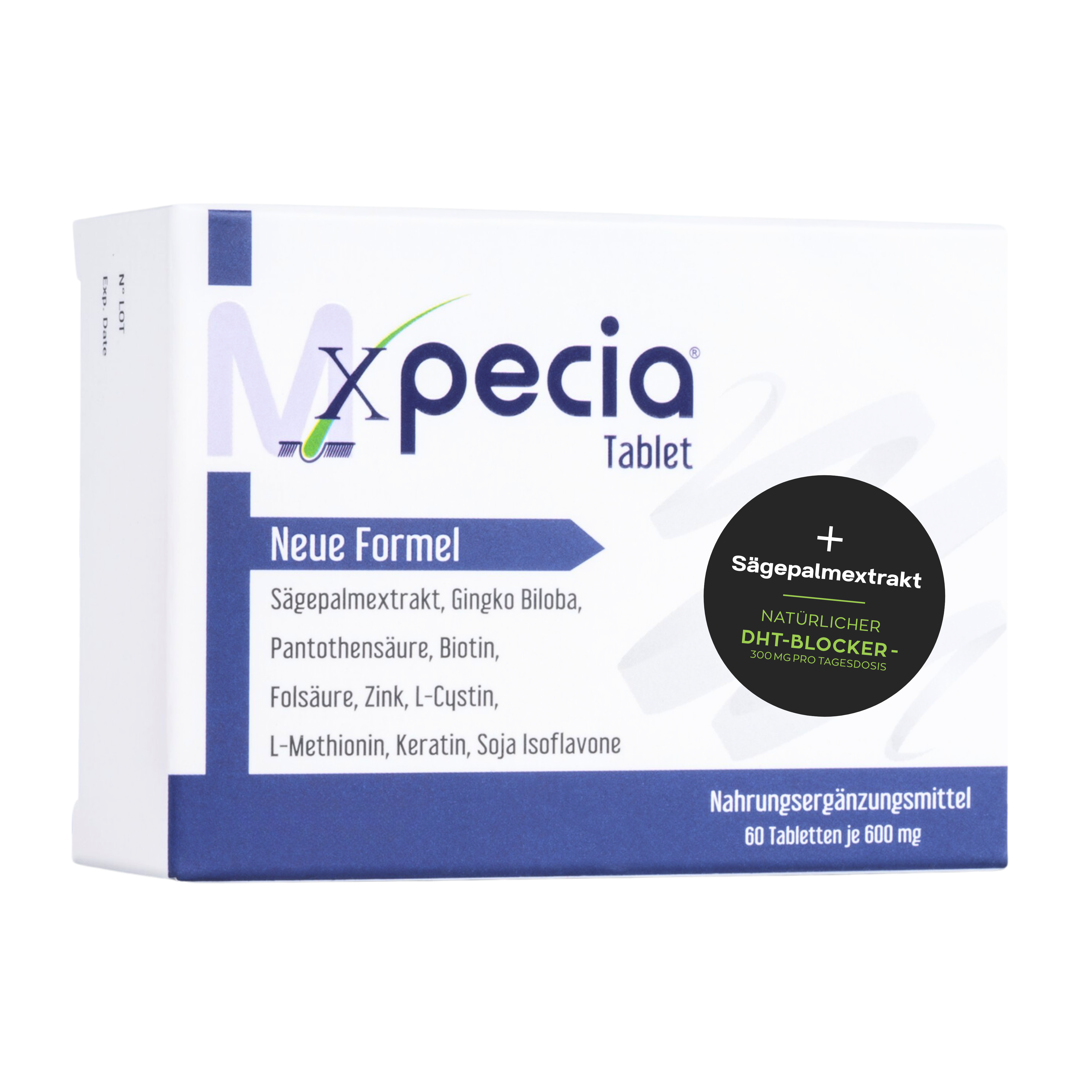 Anti Haarverlust Set. Xpecia + Hair Forte DHT Blocker Hair Growth Kit Männer