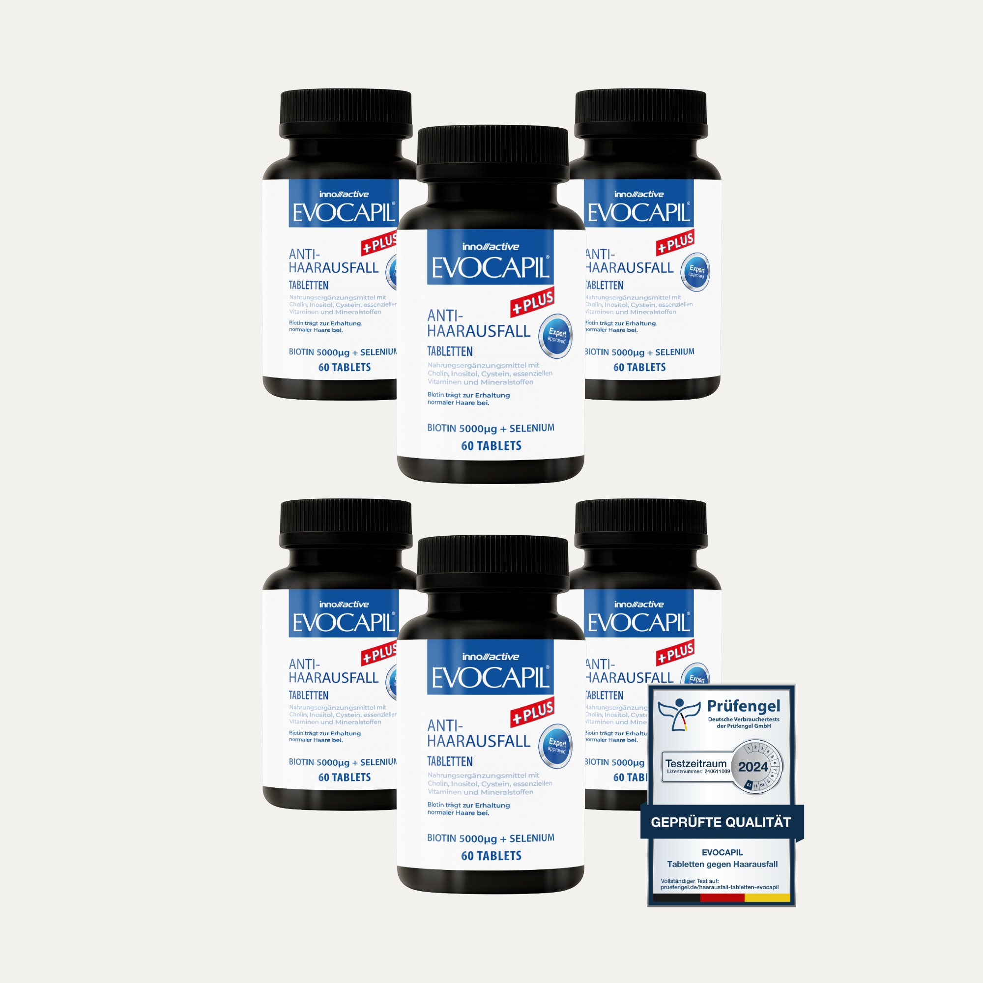 Evocapil Plus Vitamine bei Alopezie 6 Stück