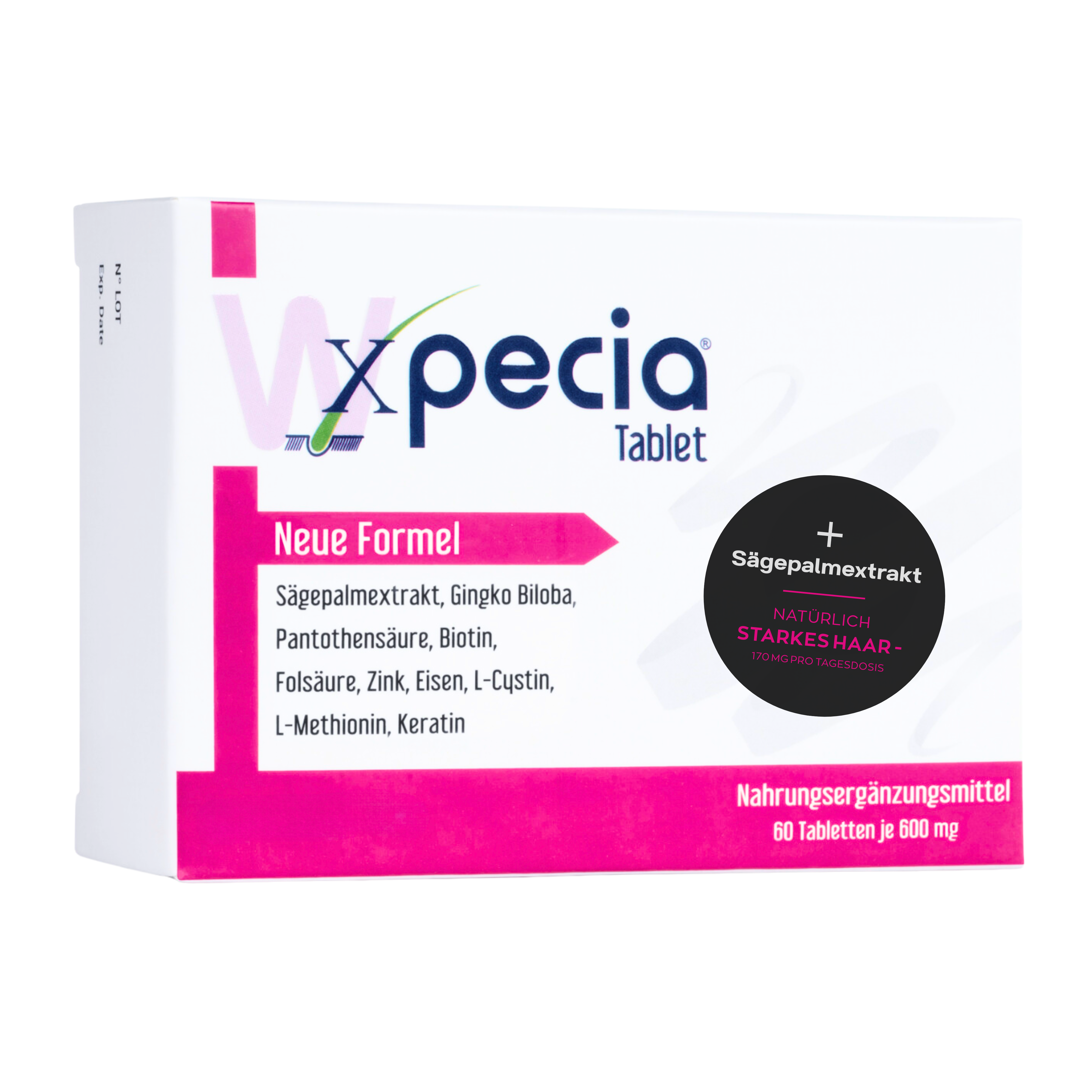 Anti Haarverlust Set. Xpecia + Hair Forte DHT Blocker Hair Growth Kit Frauen