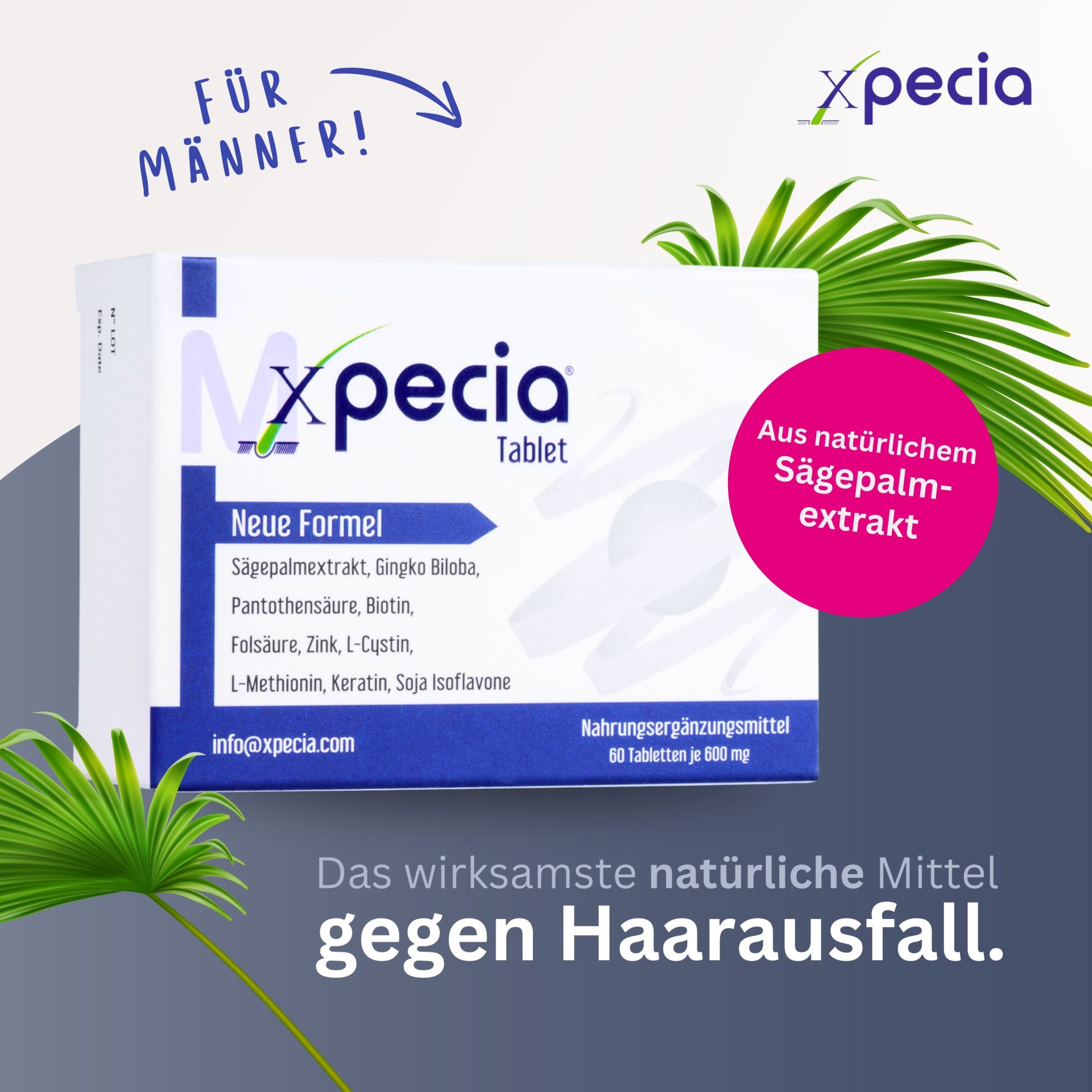 Xpecia: Die Lösung gegen Haarausfall und für gesundes Haarwachstum