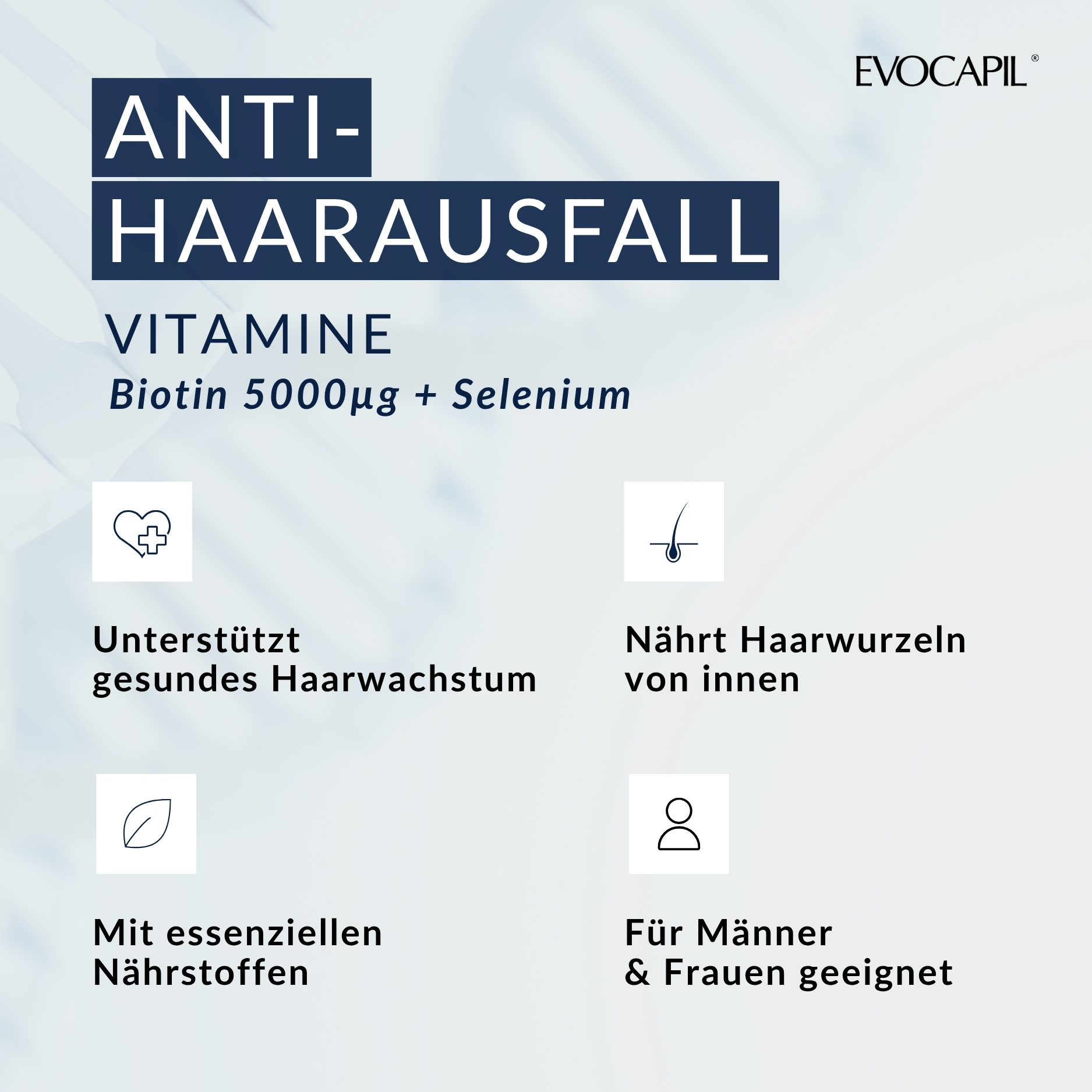 Evocapil Plus Vitamine bei Alopezie 6 Stück