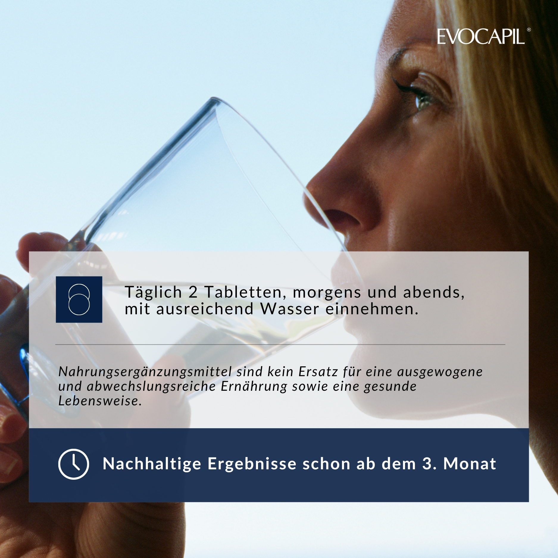 Evocapil Plus Vitamine bei Alopezie 6 Stück