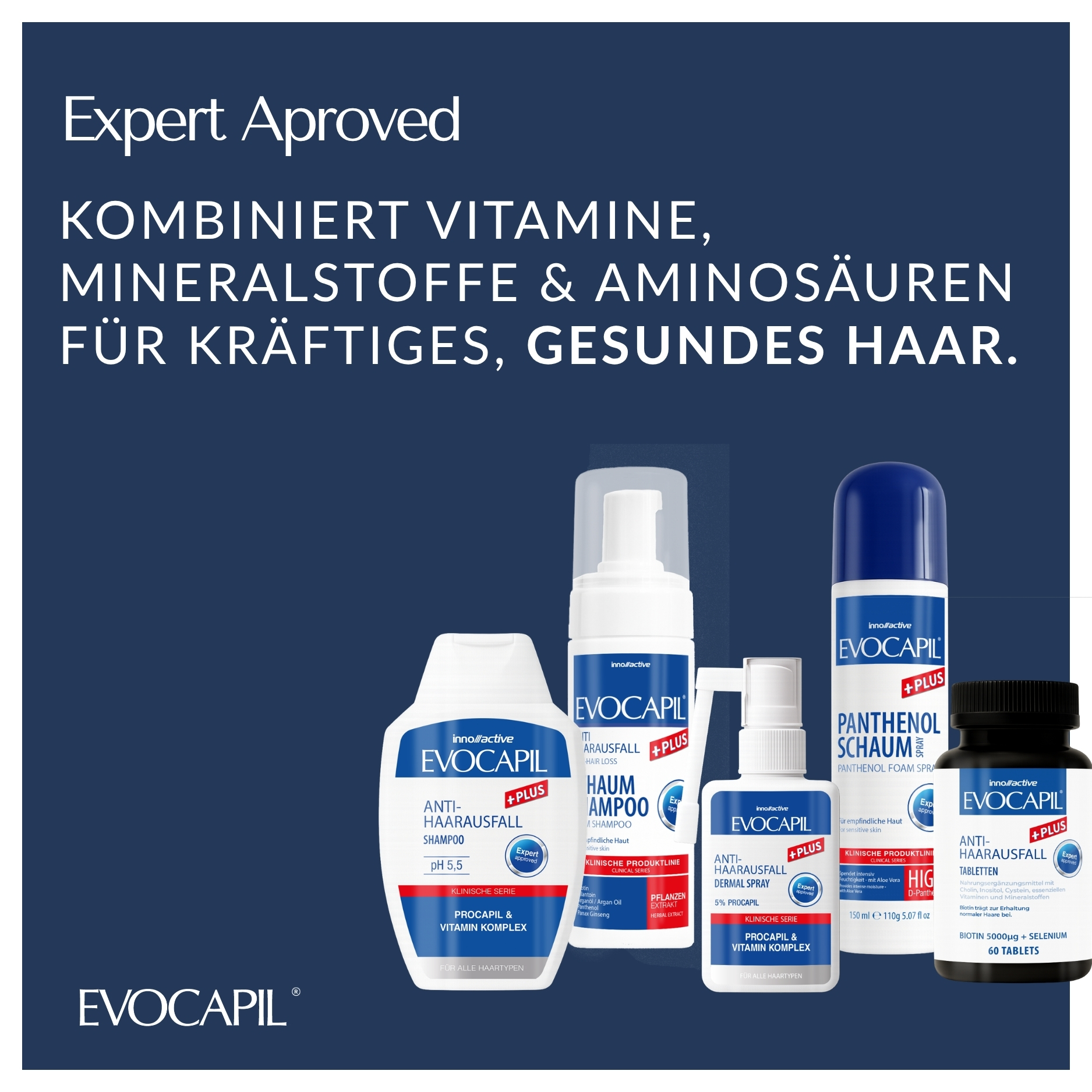 Evocapil Plus Vitamine bei Alopezie 6 Stück