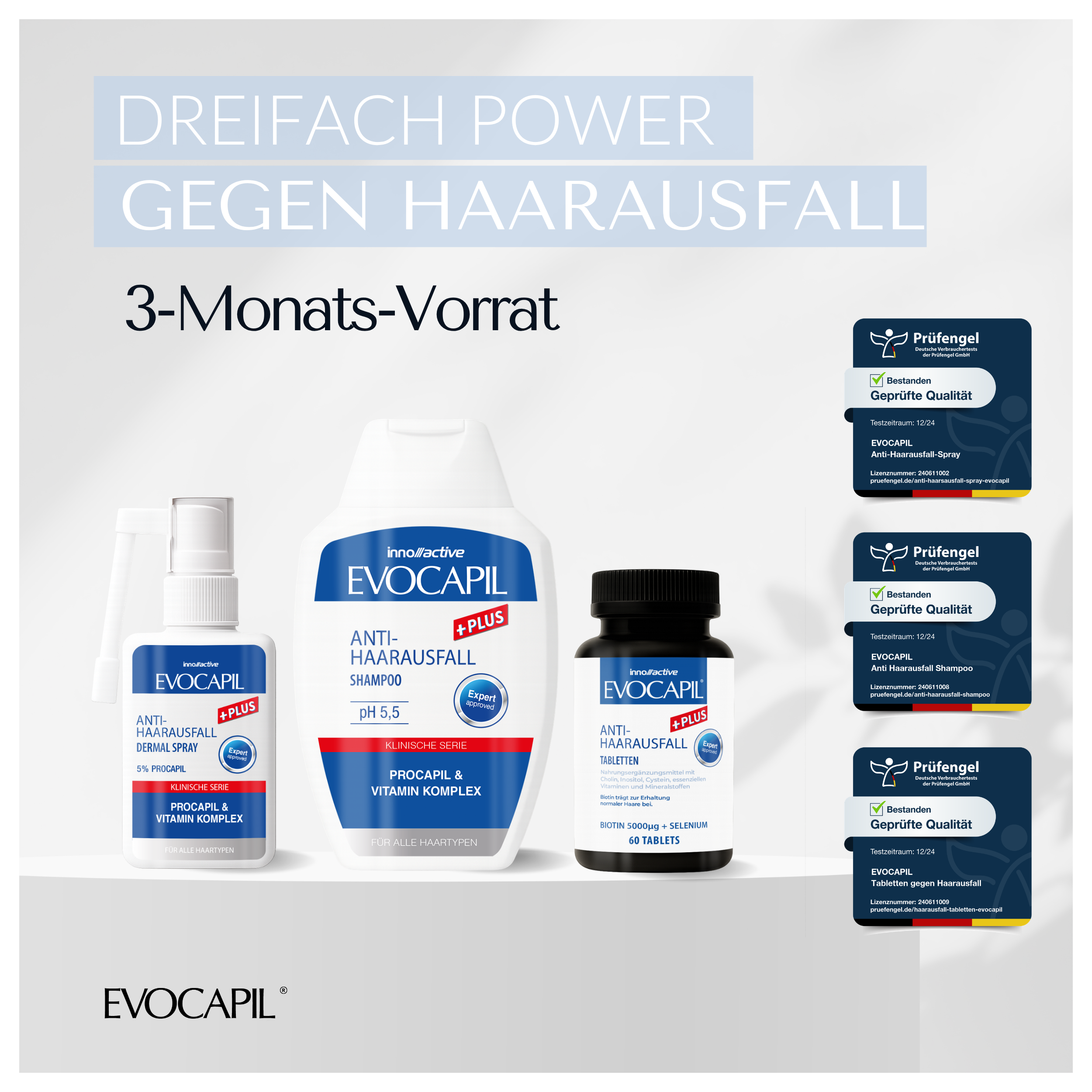 Monats Set Evocapil 3 Monate