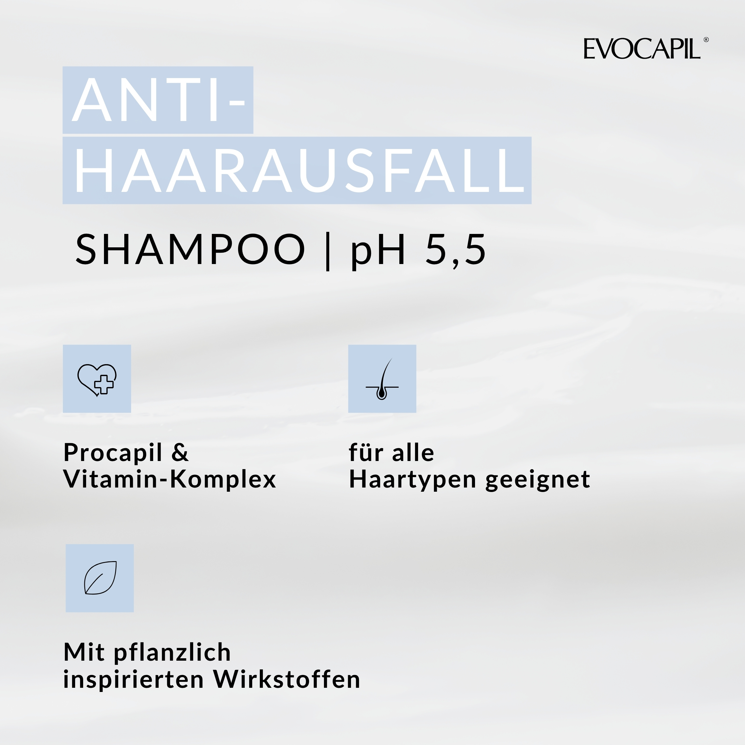 Evocapil Plus Anti-Haarausfall Shampoo 6 Stück